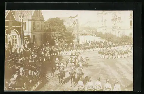 AK Altona, Szene aus der Kaiserparade, Fotoverlag Strumper & Co.