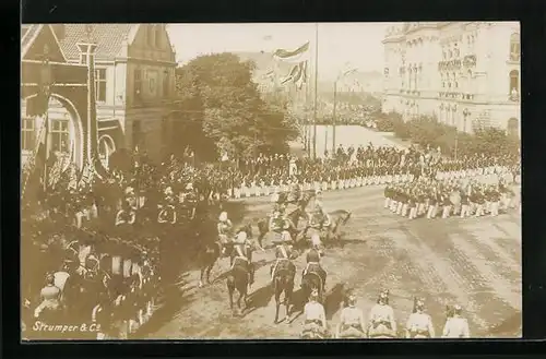AK Hamburg-Altona, Kaiserparade im Jahr 1904, Fotoverlag Strumper & Co.