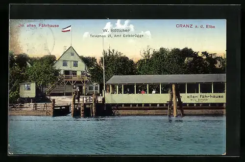 AK Hamburg-Cranz, Gasthaus im alten Fährhause von W. Böttcher