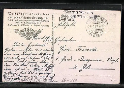 Künstler-AK Hans Baluschek: Soldat steht in finsterer Mitternacht