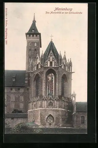 AK Marienburg, Marienbild an der Schlosskirche