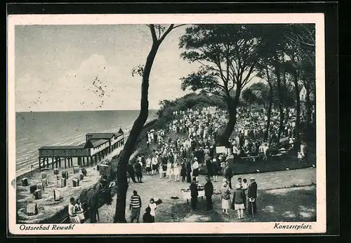 AK Rewahl, Konzertplatz mit Strand