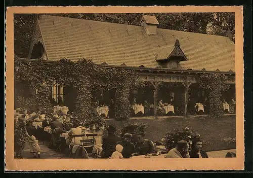 AK Bremen, Gasthaus Meierei Bürgerpark