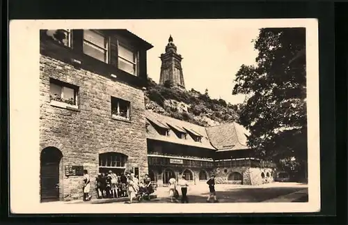 AK Bad Frankenhausen, Erholungsheim Glückauf