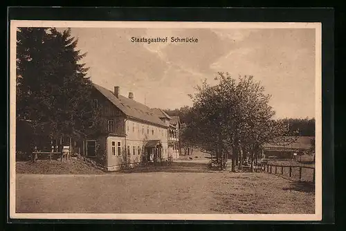 AK Schmücke, Staatsgasthof Die Schmücke, Inh. Albert Wieprecht