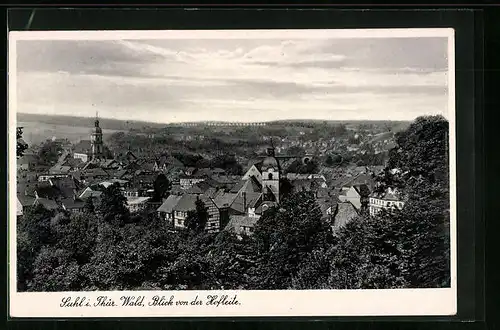 AK Suhl i. Thür. Wald, Blick von der Hofleite