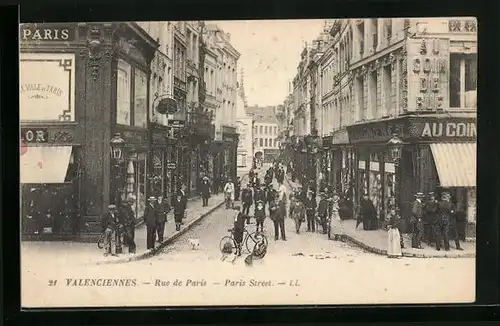 AK Valenciennes, Rue de Paris