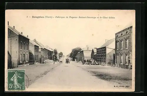 AK Beugnies, Fabrique de Tuyaux Buisset-Decamps et le Chai Géhin