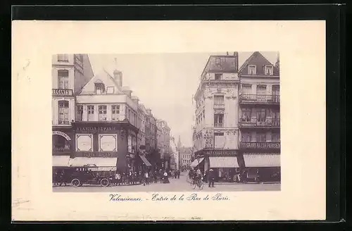 AK Valenciennes, Entrée de la Rue de Paris