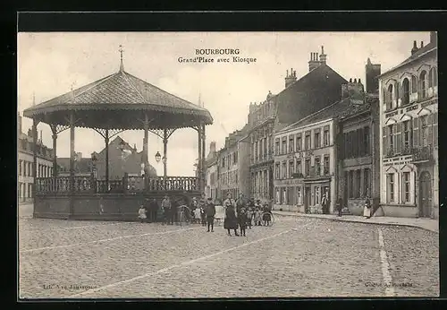 AK Bourbourg, Grand'Place avec Kiosque