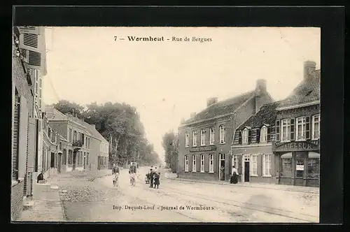AK Wormhout, Rue de Bergues