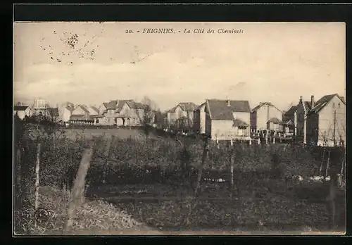 AK Feignies, La Cité des Cheminots