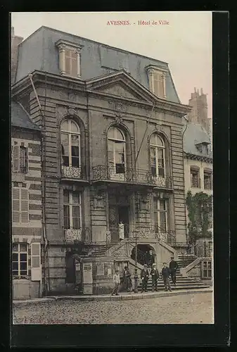 AK Avesnes, Hôtel de Ville