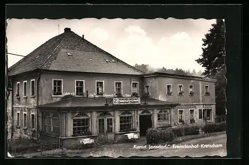 AK Johnsdorf, Gasthaus Fremdenhof Kretscham