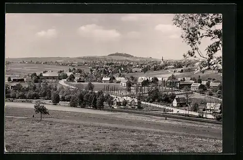 AK Eibau, Panorama mit Fernsicht