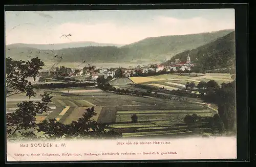 AK Bad Sooden a. W., Blick von der kleinen Haardt aus