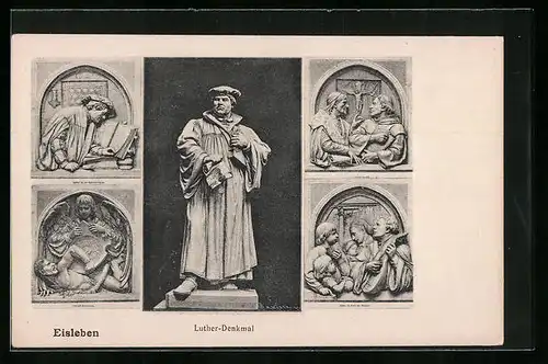 AK Eisleben, Luther-Denkmal