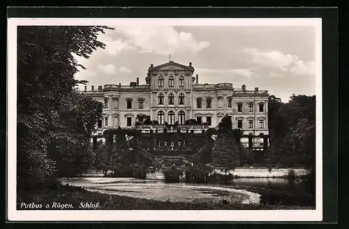 AK Putbus, Blick zum Schloss