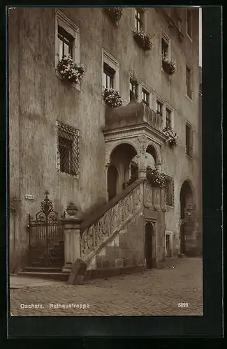 AK Oschatz, Rathaustreppe