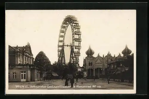 AK Wien, Volksprater mit Riesenrad