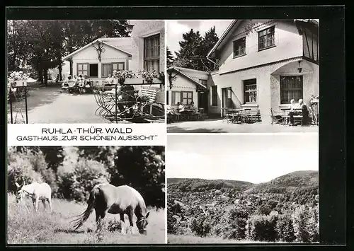 AK Ruhla /Thür., Gasthaus Zur Schönen Aussicht