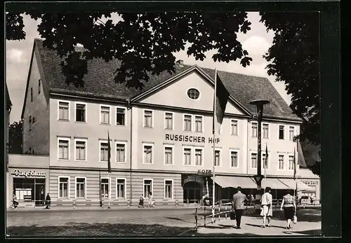 AK Weimar, Hotel Russischer Hof