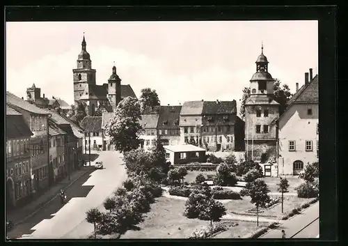 AK Bad Tennstedt, Türme am Marktplatz