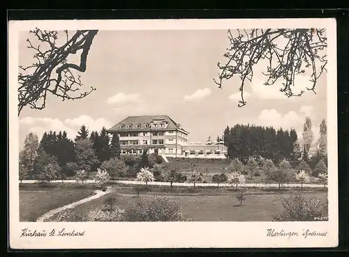 Klapp-AK Überlingen /Bodensee, Kurhaus St. Leonhardt4
