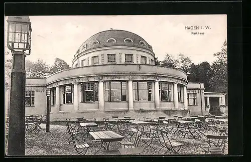 AK Hagen i. W., Cafe Parkhaus