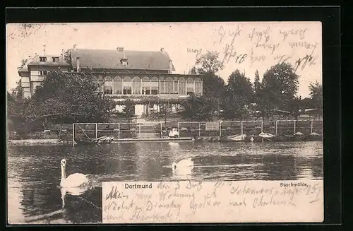 AK Dortmund, Wasserpartie mit Buschmühle