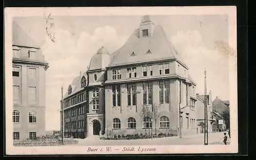 AK Buer i. W., Städtisches Lyzeum
