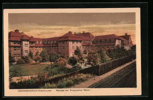AK Hochemmerich-Rheinhausen, Menage der Kruppschen Werke