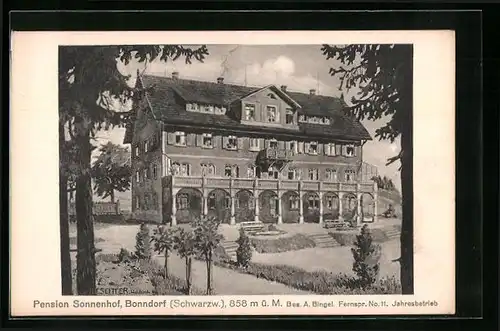 AK Bonndorf /Schwarzw., Pension Sonnenhof (Gebäude)