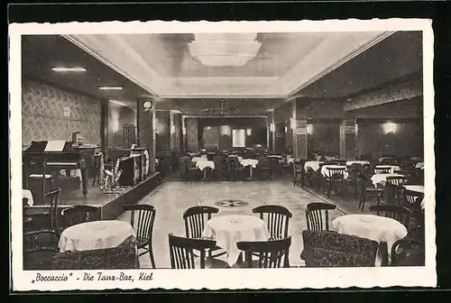 AK Kiel, Cafe Boccaccio, Karlstrasse 2