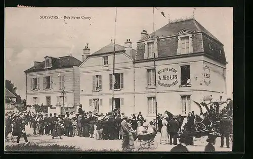 AK Soissons, Rue Porte Crouy