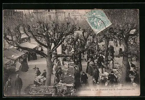 AK Soissons, Le marché sur la Grand`Place