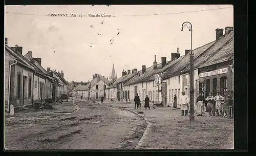 AK Sissonne, Rue du Camp