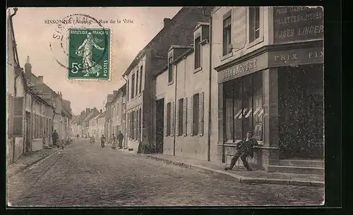 AK Sissonne, Rue de la Ville