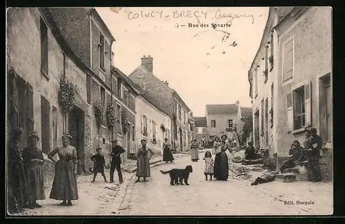 AK Coincy, Rue des Savarts