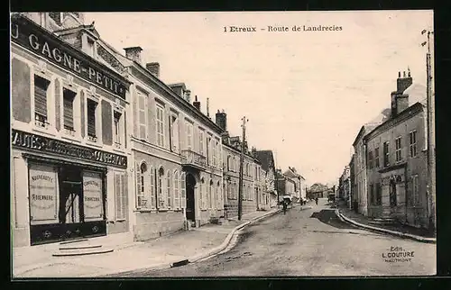 AK Etreux, Route de Landrecies