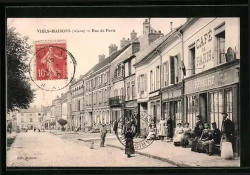 AK Vieils-Maisons, Rue de Paris