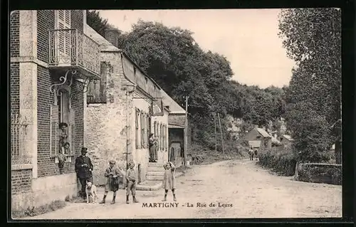 AK Martigny, La Rue de Leuze
