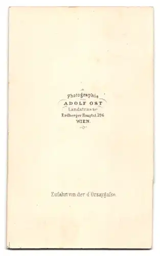Fotografie Adolf Ost, Wien, Landstr., Portrait Graf Keglevich-Esterhazy im Anzug mit Fliege