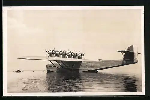 AK Dornier-Riesenwasserflugzeug Do-X auf dem Bodensee