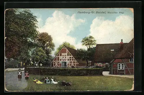 AK Hamburg-Gross Borstel, Waruckes Weg