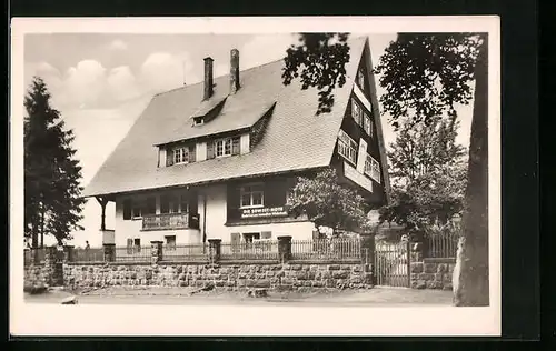 AK Oberhof, FDGB-Erholungsheim Arthur Becker