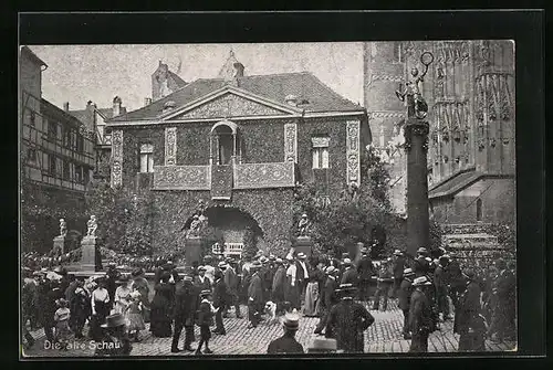 AK Nürnberg, Die alte Schau auf dem Deutschen Sängerbundesfest 1912