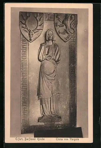 AK Erfurt, Barfüsser Kirche, Cinna von Vargula