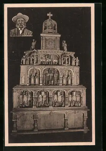 AK Goslar, Kunstuhr, Marktkirchhof 4, Prämiiert Weltausstellung Chicago 1893