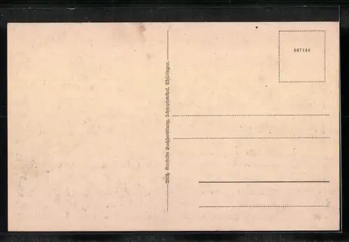 AK Schnepfenthal /Thür., Ortspartie mit Kirchturm